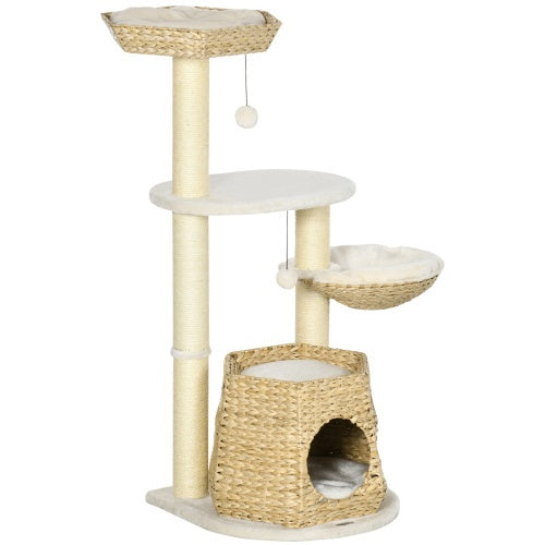 PawHut Cat Tree Natural