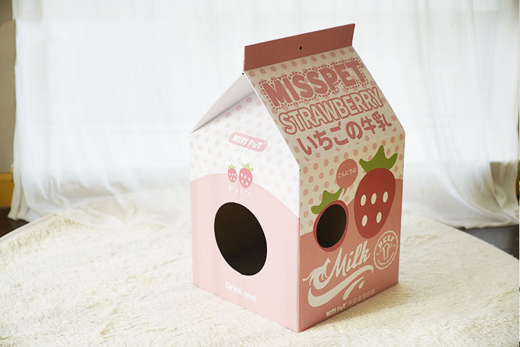 Milk Box Cat Scratch Board Toy