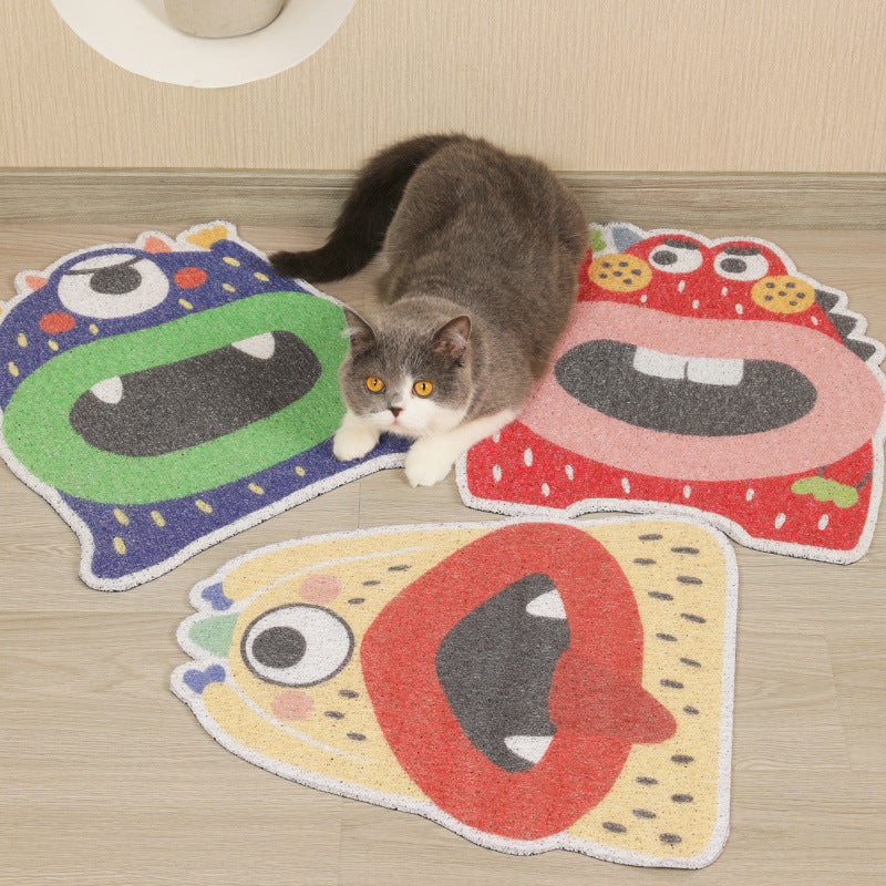 Cute Cat Litter Box Foot Pad
