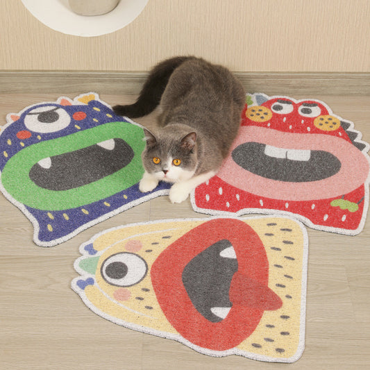 Cute Cat Litter Box Foot Pad