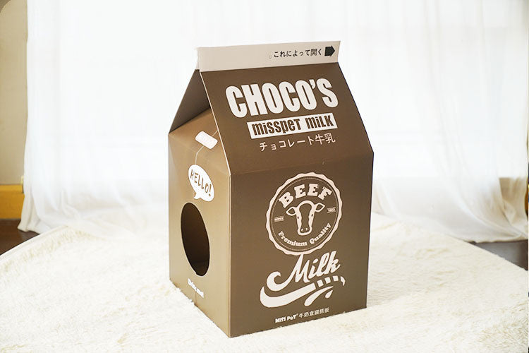Milk Box Cat Scratch Board Toy