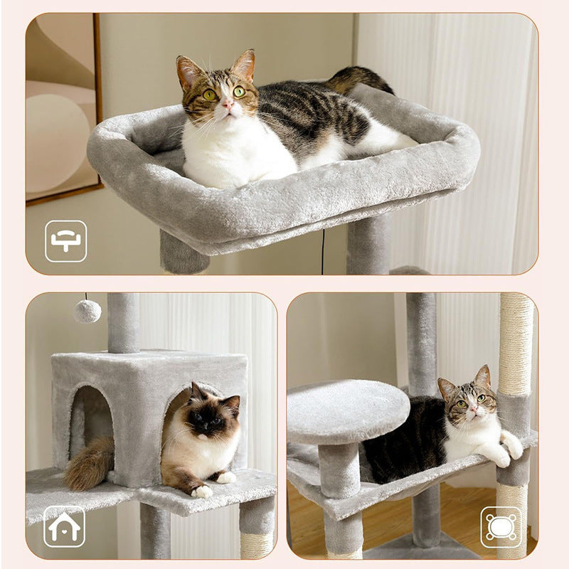 Cat Climbing Frame Cat Nest Integrated Non-covering Plus-sized Cat Hammock