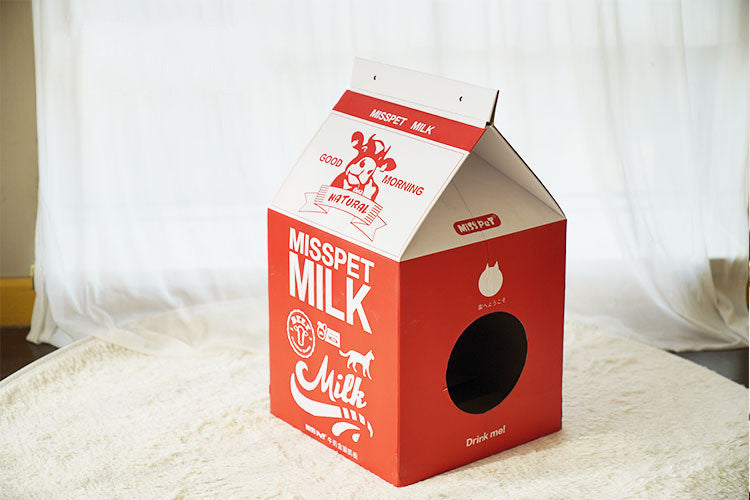 Milk Box Cat Scratch Board Toy
