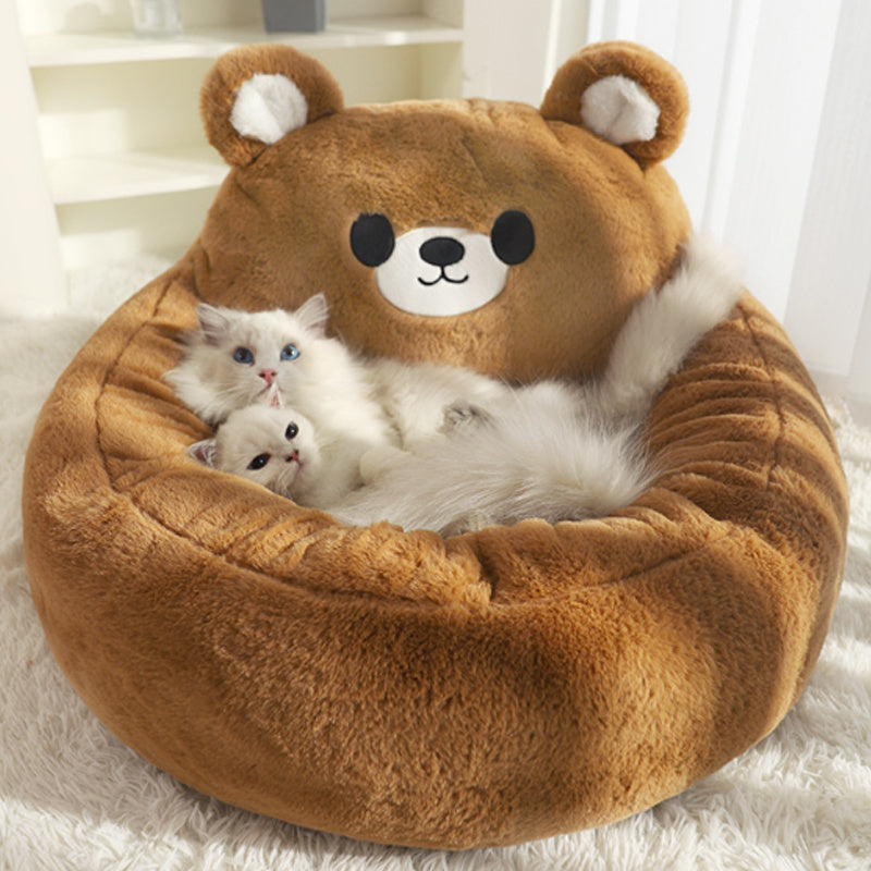 Cute Cat Bed Tent With Removable Washable Cushion