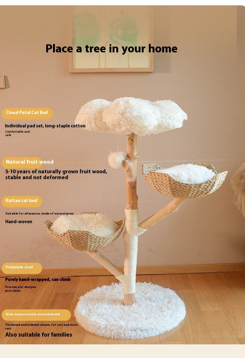 Natural Fruit Cat Tree