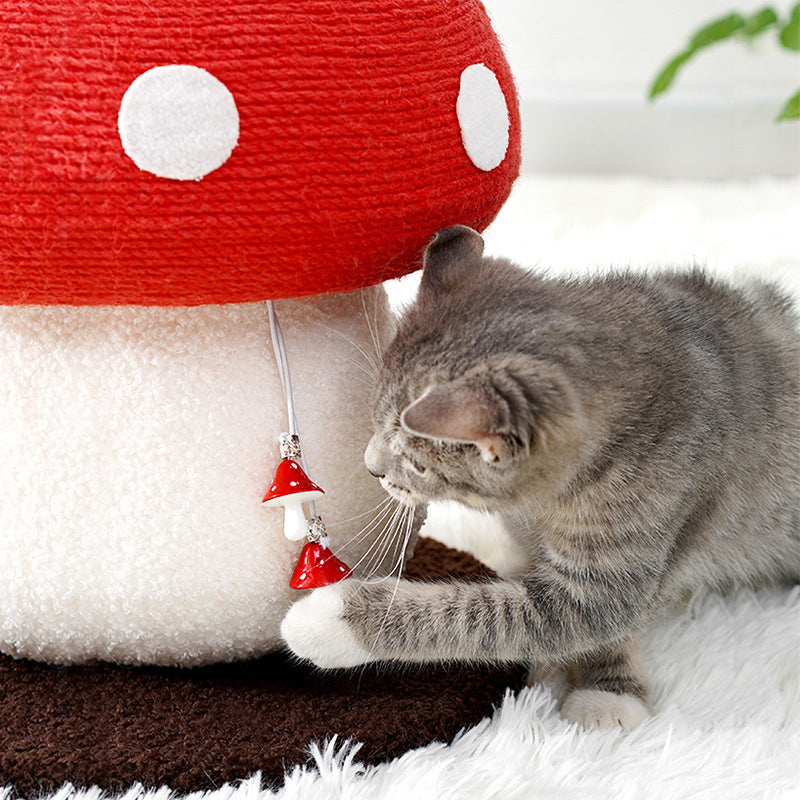 Cat Scratch Board Red Mushroom