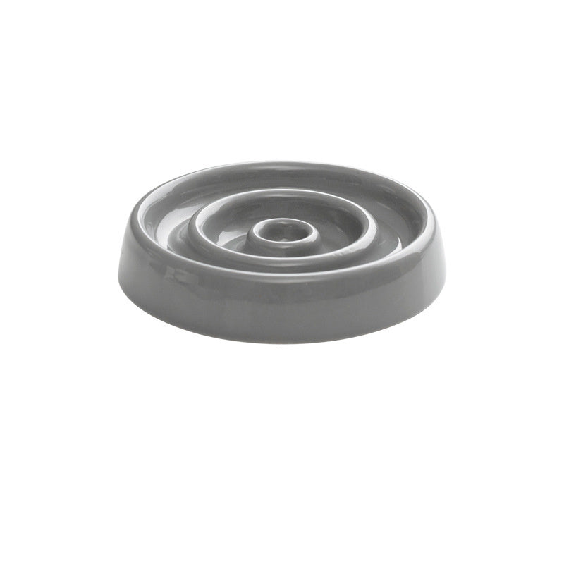 Ceramic Slow Feeder Bowl Anti-Gulping for Cats