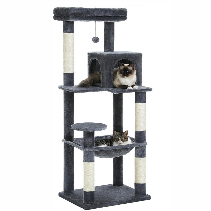 Cat Climbing Frame Cat Nest Integrated Non-covering Plus-sized Cat Hammock