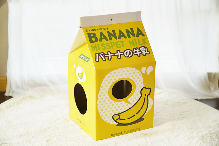 Milk Box Cat Scratch Board Toy