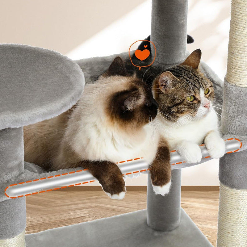 Cat Climbing Frame Cat Nest Integrated Non-covering Plus-sized Cat Hammock