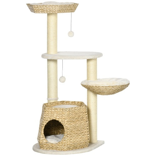 PawHut Cat Tree Natural